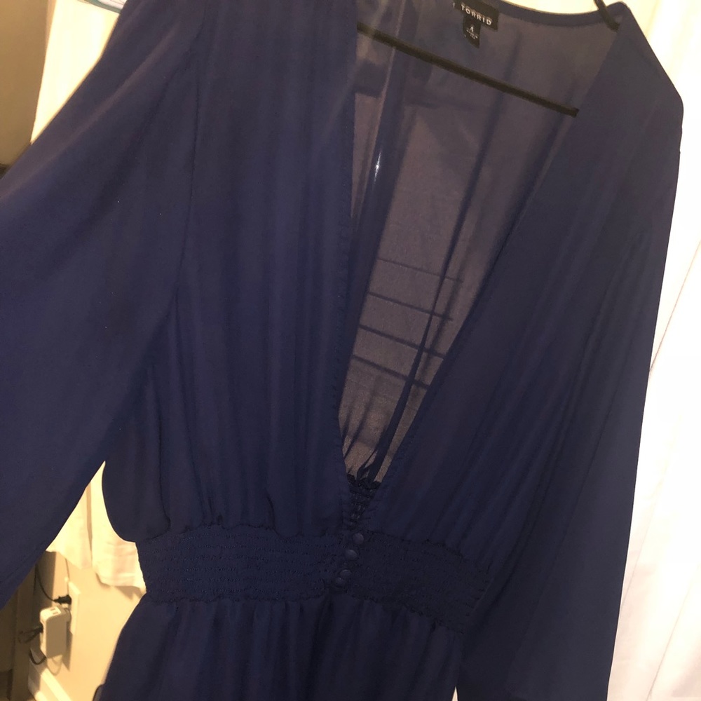 Torrid Baby Blue Blouse